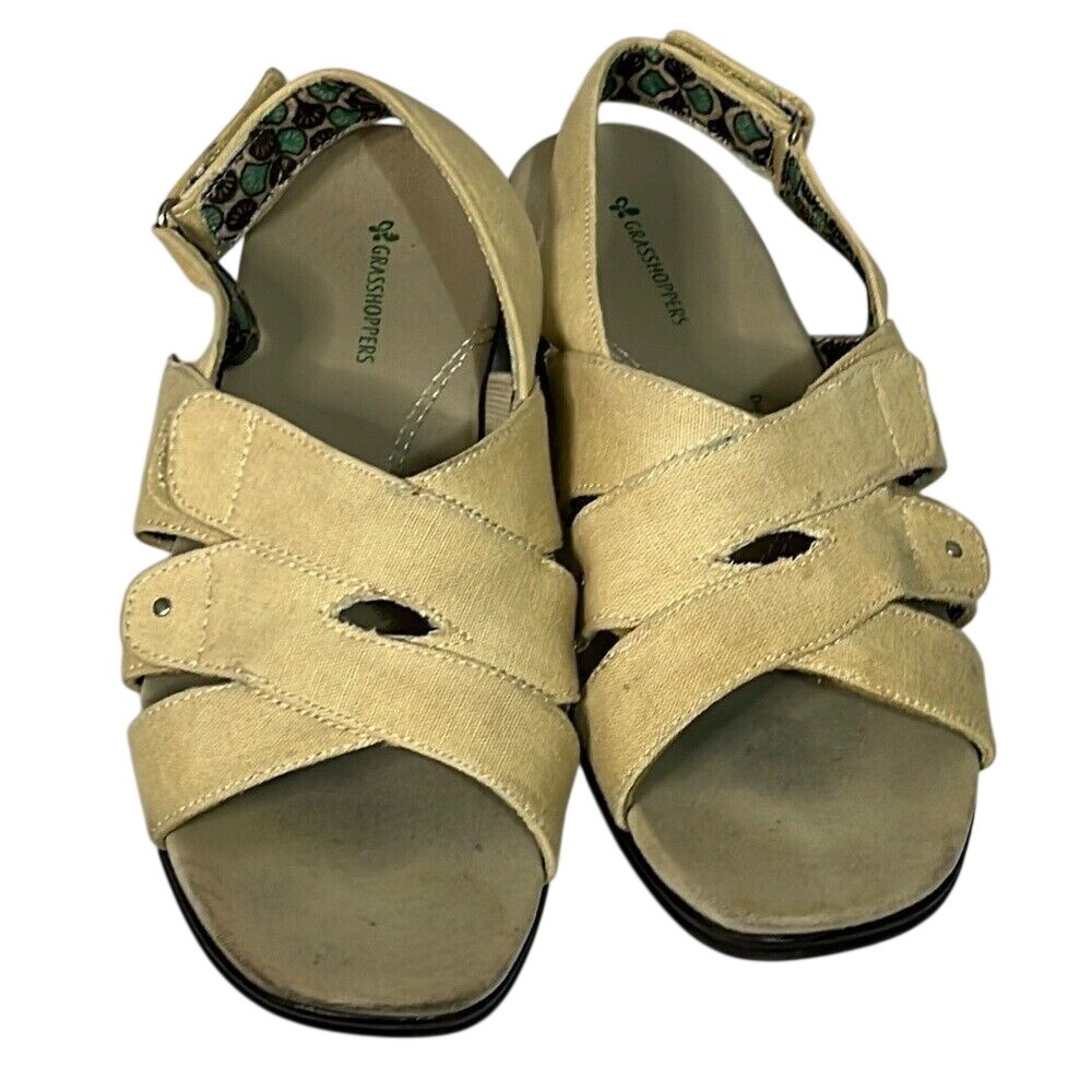 Grasshoppers Beachfront Slingback Sandels Womens‎ Size 7.5 Tan